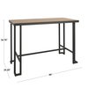 Lumisource Roman Counter Table in Grey and Natural CT-RMN GY+NA